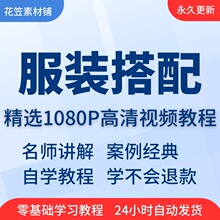 色彩学原理服装搭配形象技巧个人风格视频教程男着装时尚穿衣女士