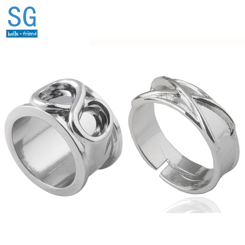 动漫周边 七龙珠时空戒指 七龙珠赛尔人孙悟空指环 开口可调节