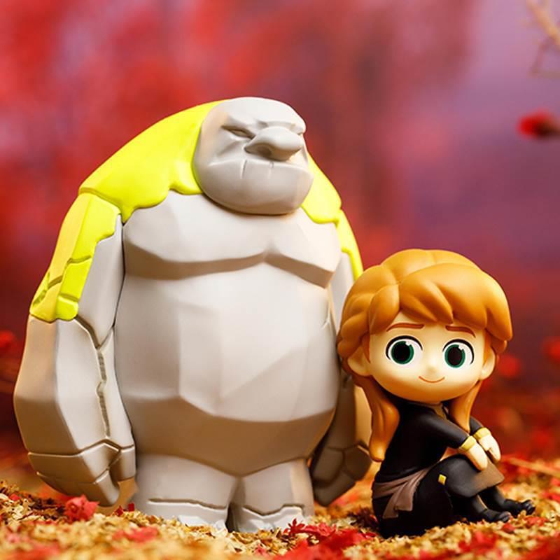 外贸玩具 迪士尼2冰雪奇缘盲盒雪宝安娜艾莎公主动漫潮玩公仔摆件