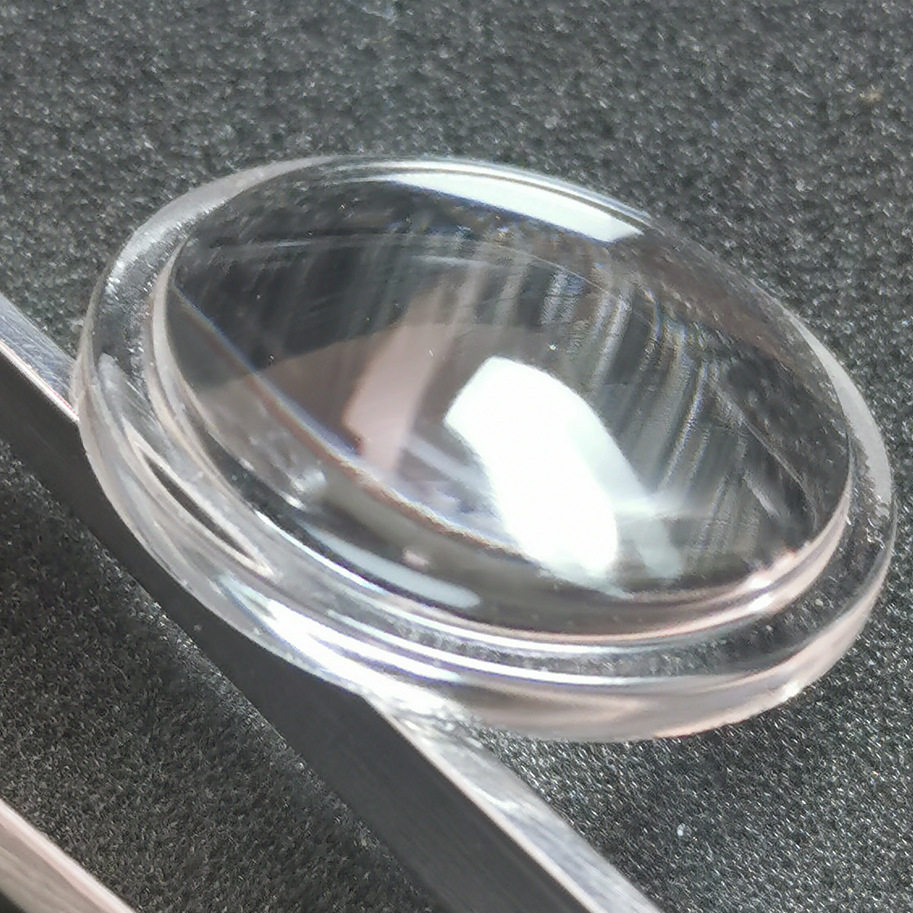 led透镜红外灯聚光镜非球面 玻璃材质平凸透镜 10mm15mm聚光透镜