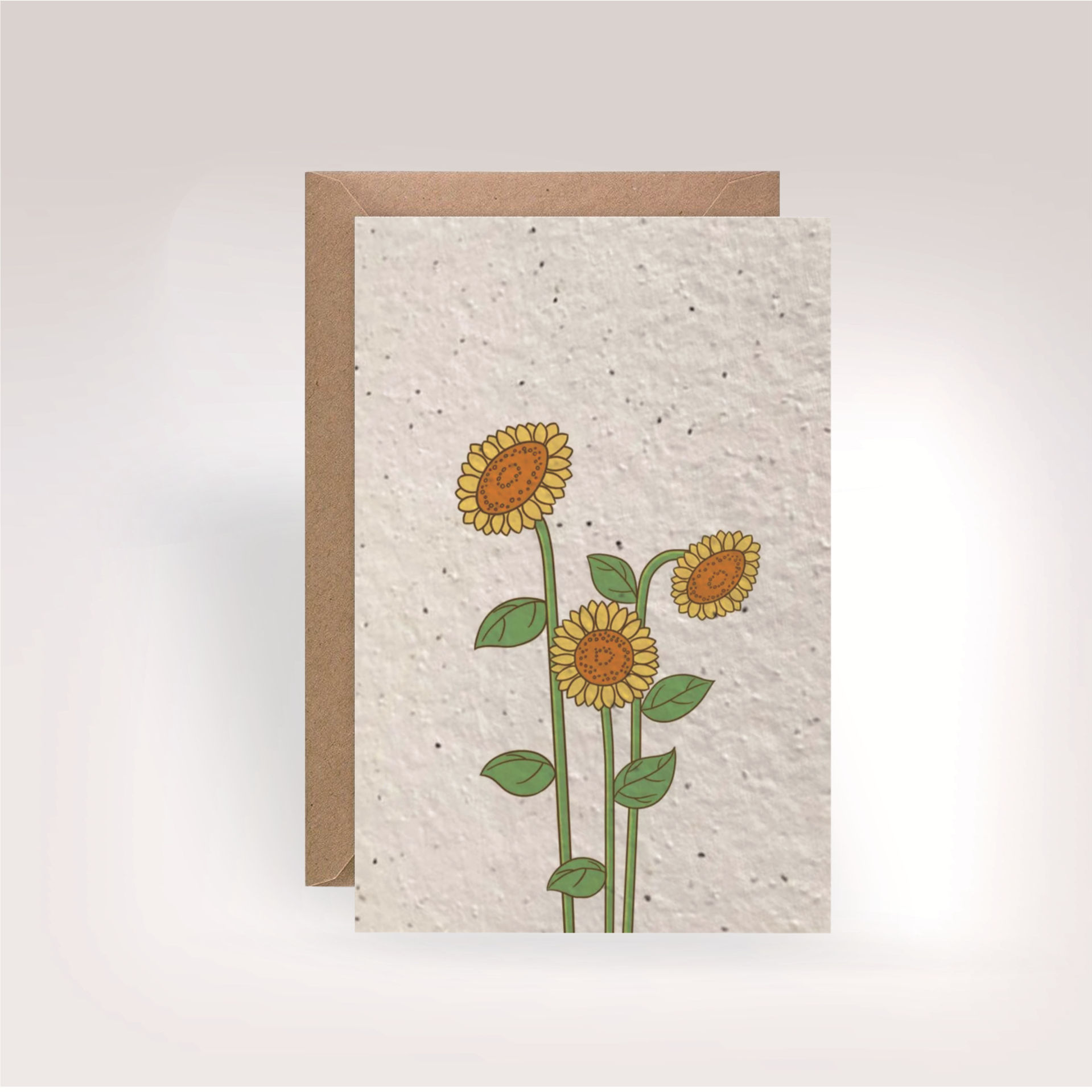 可降解种植发芽种子纸节日贺卡批发再生手工纸印刷彩色发芽纸