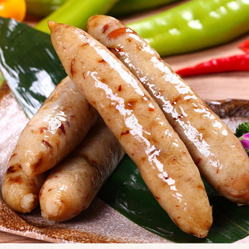 台湾糯米肠烤肠香肠台湾菜品食材特色小吃大肠包小肠腊500g