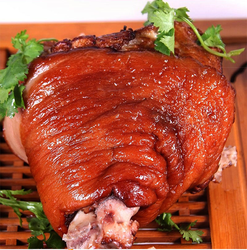 卤味 熟食 即食整只2斤大肘子猪蹄膀卤肉酱猪肘五香猪手无骨150克