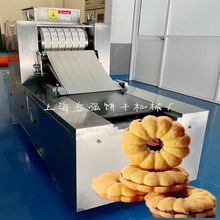 直供HQ-600桃酥饼机 辊压成型酥性曲奇机桃酥饼干生产线 免费安装