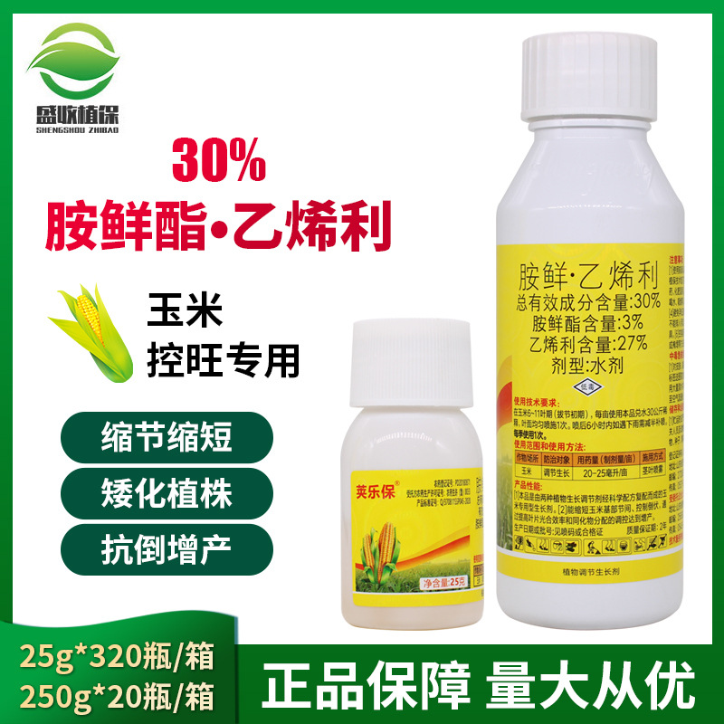 胺鲜酯 乙烯利生长调节剂控旺剂 控制旺长玉米矮丰玉米矮壮素农药