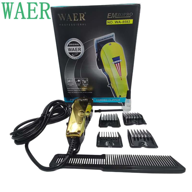 cross-border waer electric hair clipper electric clipper gold electric clipper professional hair clipper shaving electric clipper wholesale