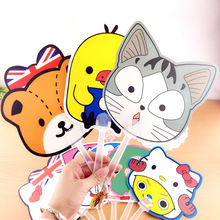 夏季韩版可爱卡通小扇子 小礼物创意小风扇 微商扫码小礼品