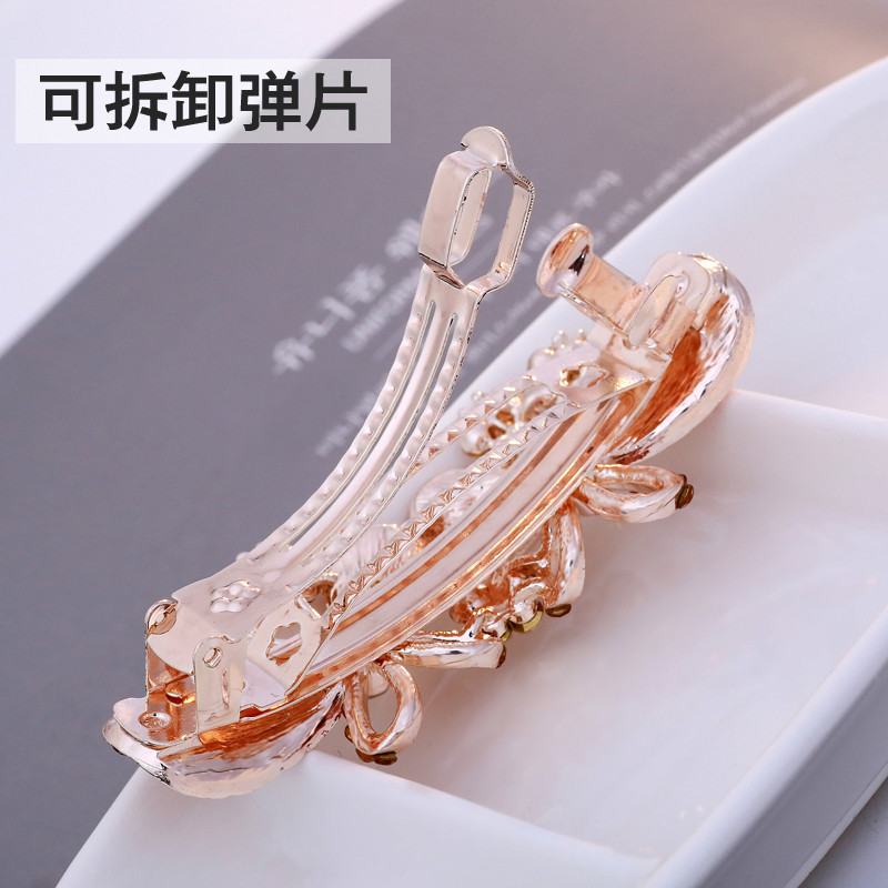 发卡妈妈发夹后脑勺横夹马尾夹弹簧夹大号头花夹子卡子成人饰品女