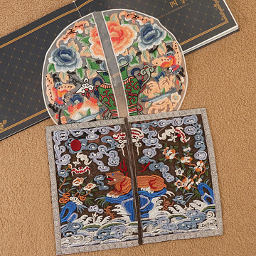 手缝款民族风补子衣服补丁贴刺绣贴大号辅料贴花电脑绣花布贴国潮