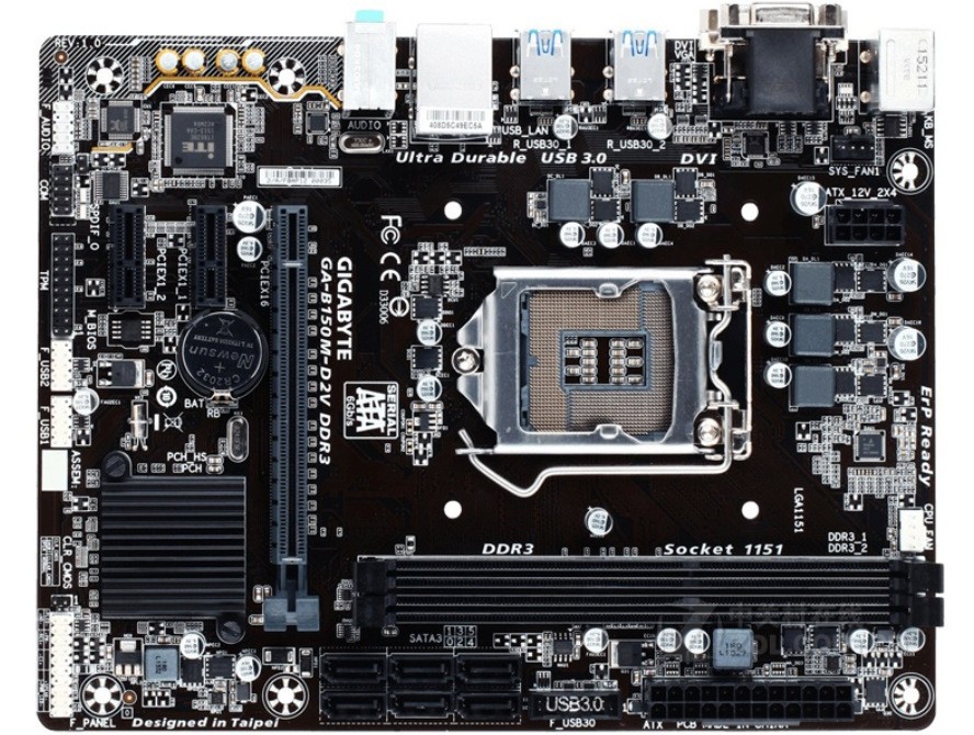 适用Gigabyte/技嘉 GA-B150M-D2V LGA1151 Micro ATX台式机 库存