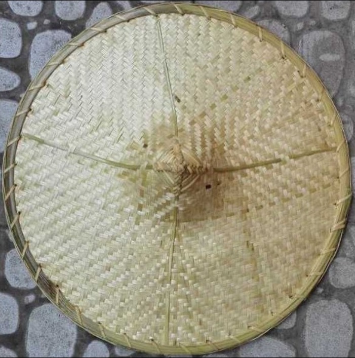 傣族舞斗笠帽绳西双版纳活动山灵比赛帽竹编演出斗笠少数民族表演