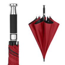 高尔夫伞豪车商务伞LOGO贵宾伞黑胶直杆伞防晒雨伞二代三折贵宾伞