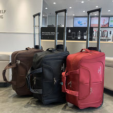拉杆包大容量男女手提旅行包防水轻便学生住宿可收纳折叠行李包袋