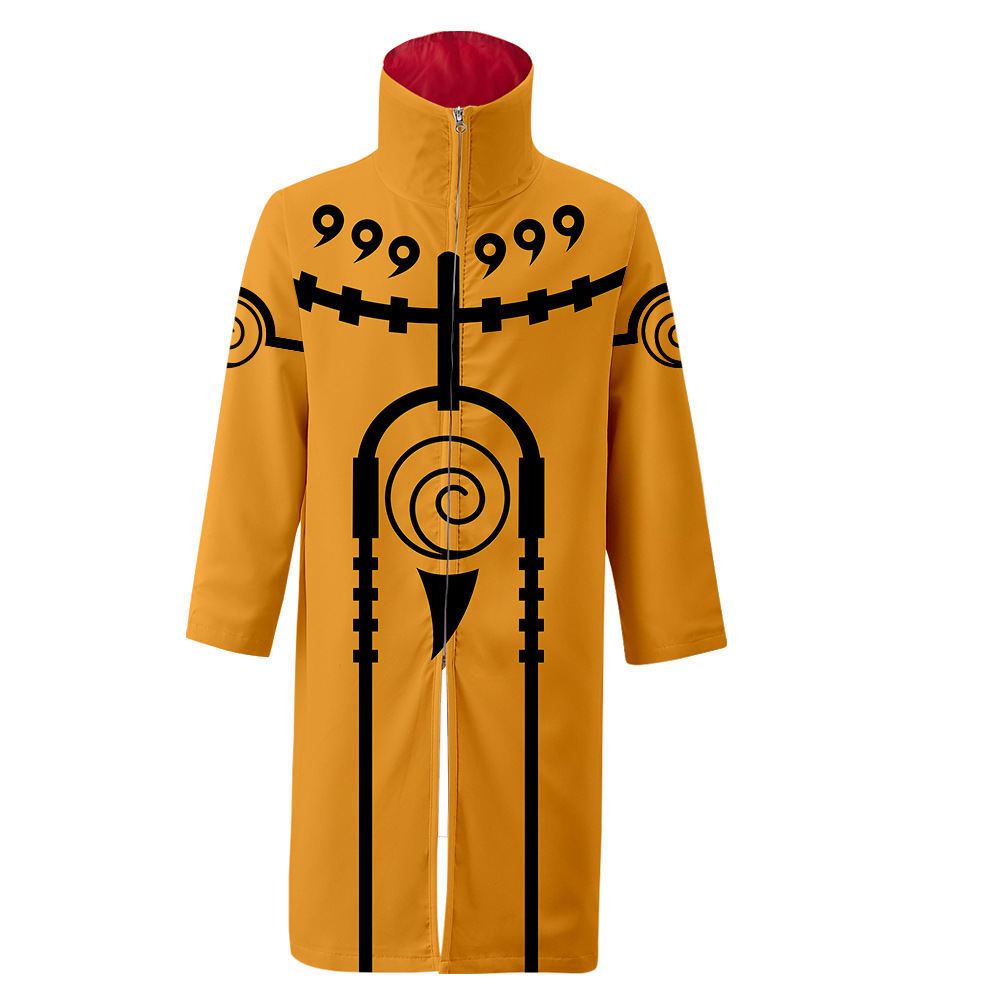 火影忍者cosply同款晓组织披风日本动漫衣服二次元服装红云袍