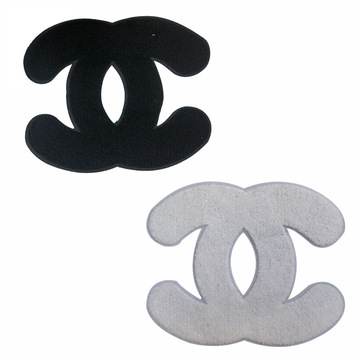 cc字母毛巾绣刺绣布贴diy绣花章仔英文补丁贴布绣亲子童装辅料