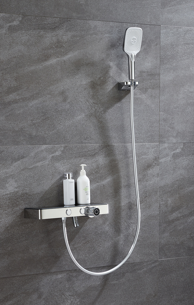 酒店简约淋浴花洒套装增压淋浴器淋雨喷头家用浴室沐浴洗澡水龙头