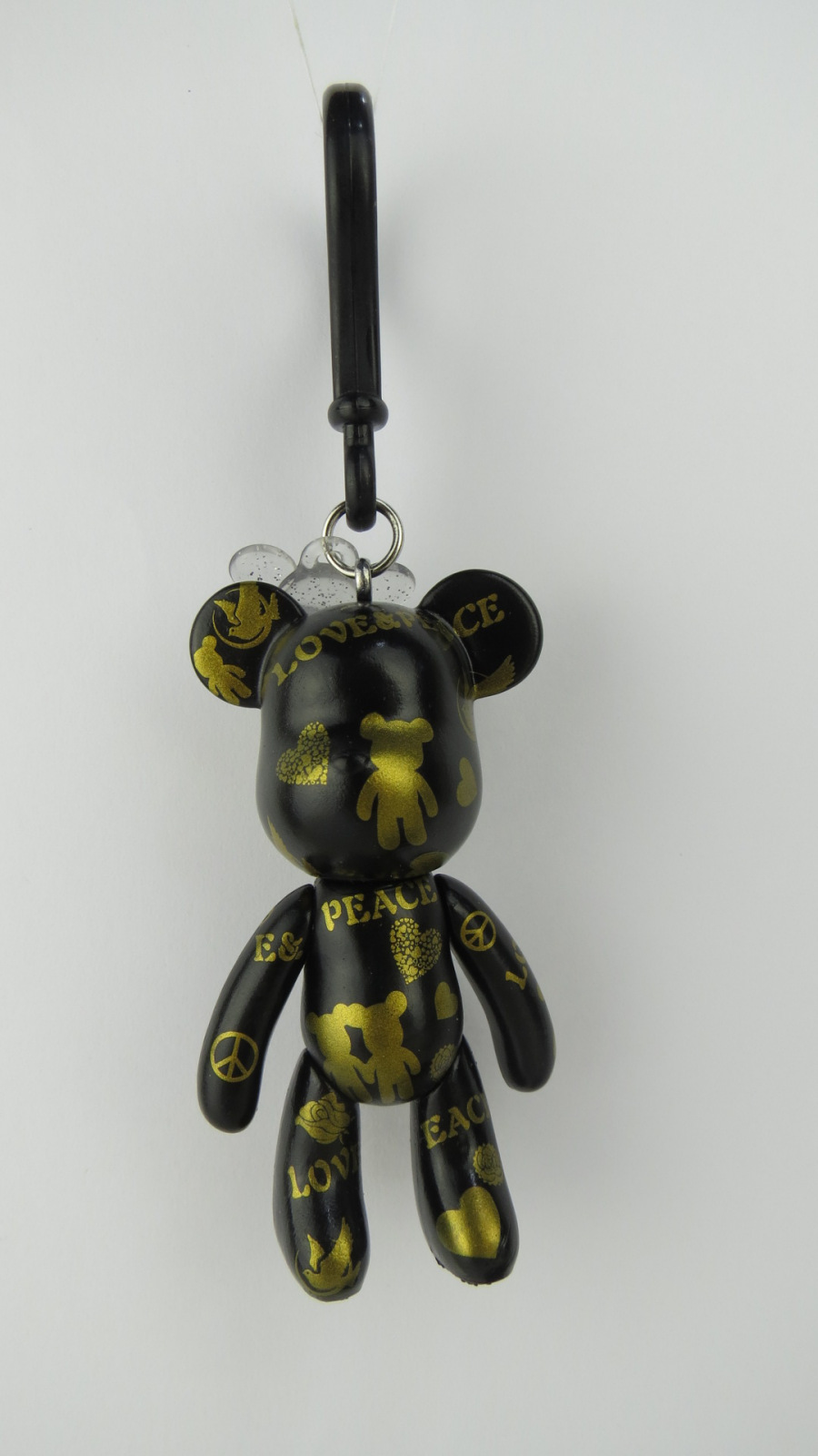 暴力熊积木熊popobe熊网红潮玩公仔熊30寸电镀5寸钥匙扣摆件挂饰