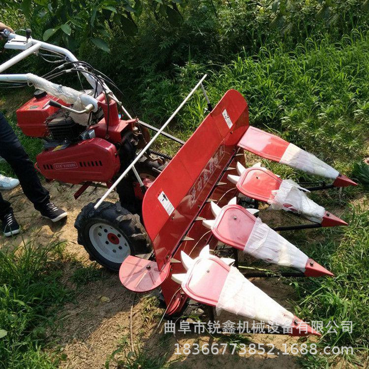 大豆秸秆杆割倒机汽油割晒机农田水稻旱稻收割机红