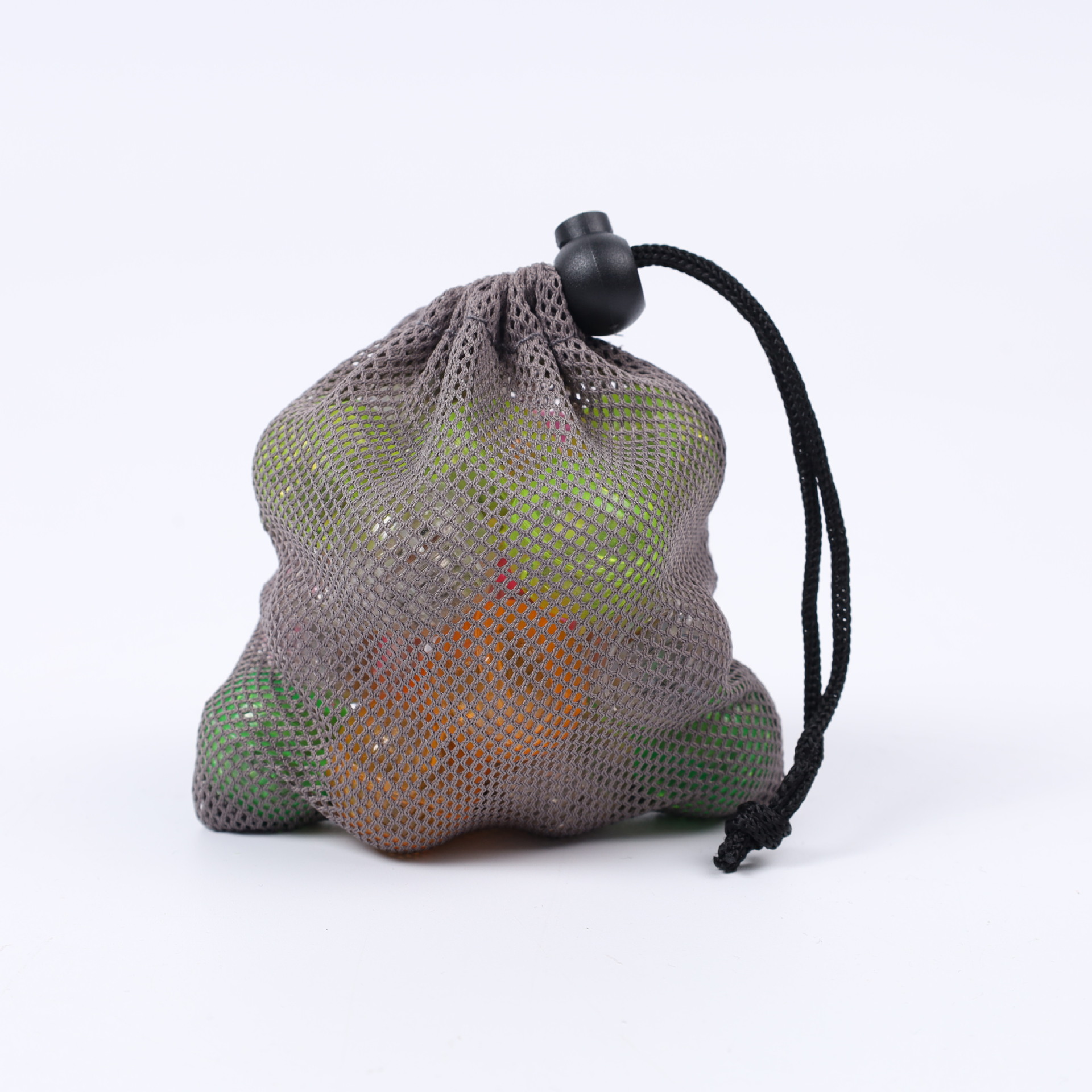 毛巾网布收纳袋涤纶包装网袋拼接束口袋抽绳运动拉绳收口袋子现货