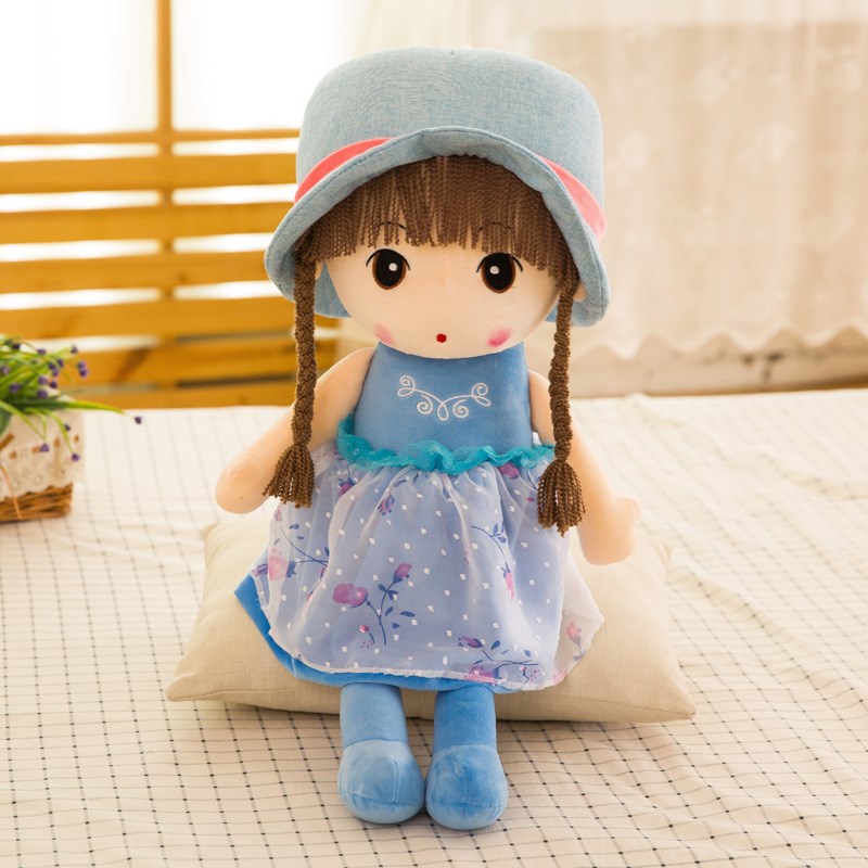 布姓娃布娃娃女生毛绒玩具抱枕公仔可爱儿童偶女孩公主玩偶睡生日