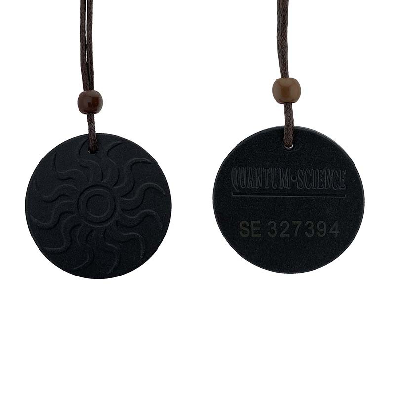 quantum pendant能量石吊坠量子吊坠火山石负离子能量吊坠