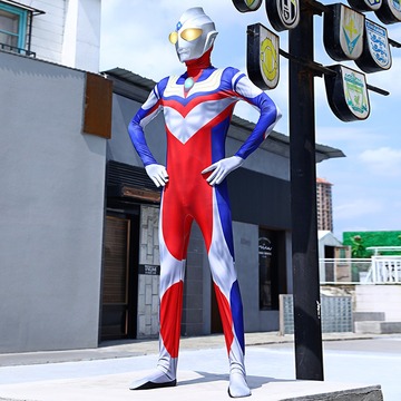 迪迦奥特曼衣服男童服装赛罗儿童服饰欧布演出服饰套装成人大人