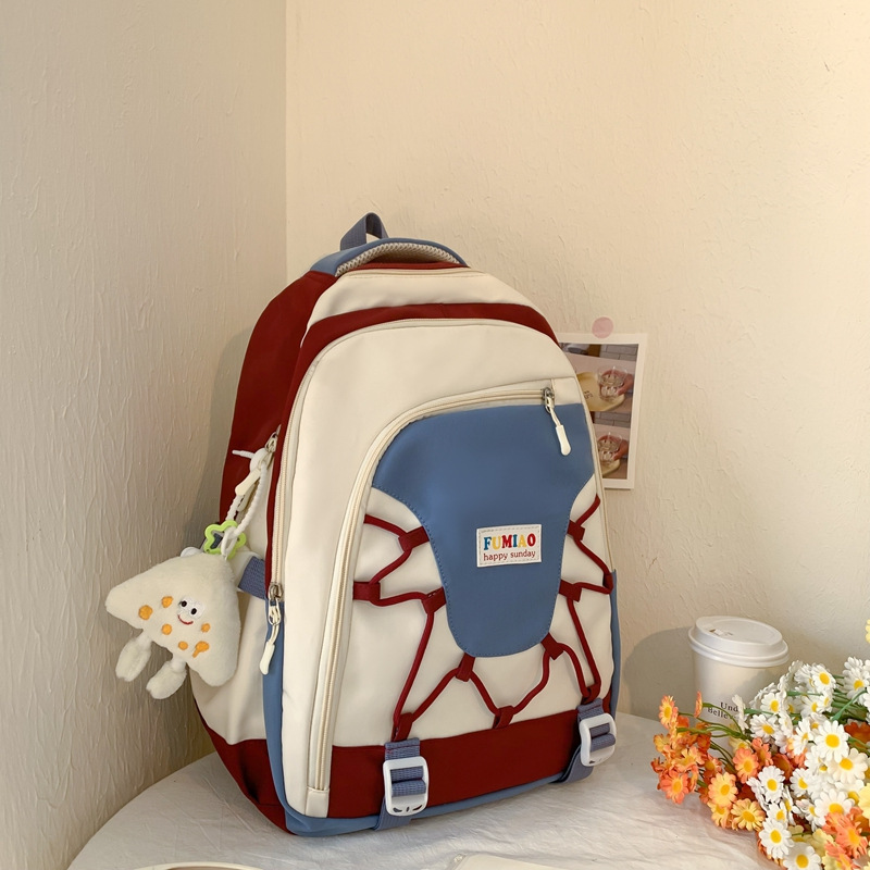 Schoolbag Female High School Student Good-looking Niche Junior School Backpack Ins Backpack