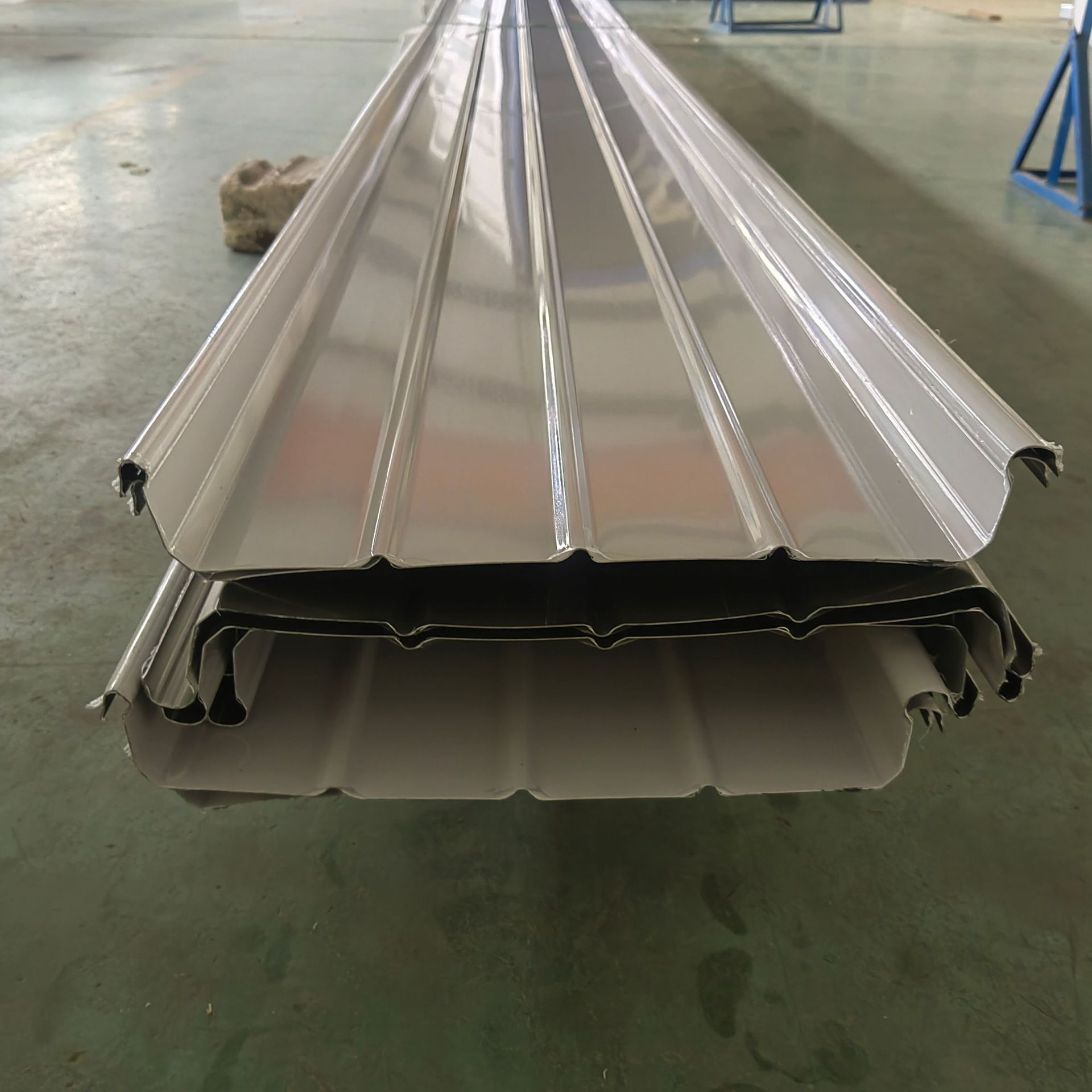 yx65*400/430铝镁锰屋面,外墙压型板 直立缝锁口质轻耐腐