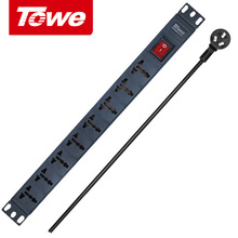 TOWE同为PDU机柜插座C20输入，3米线8位通用孔 pdu排插插座板