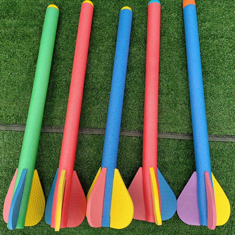 少儿趣味田径套装软式器材儿童软式跨栏架软式接力棒彩带球软标枪