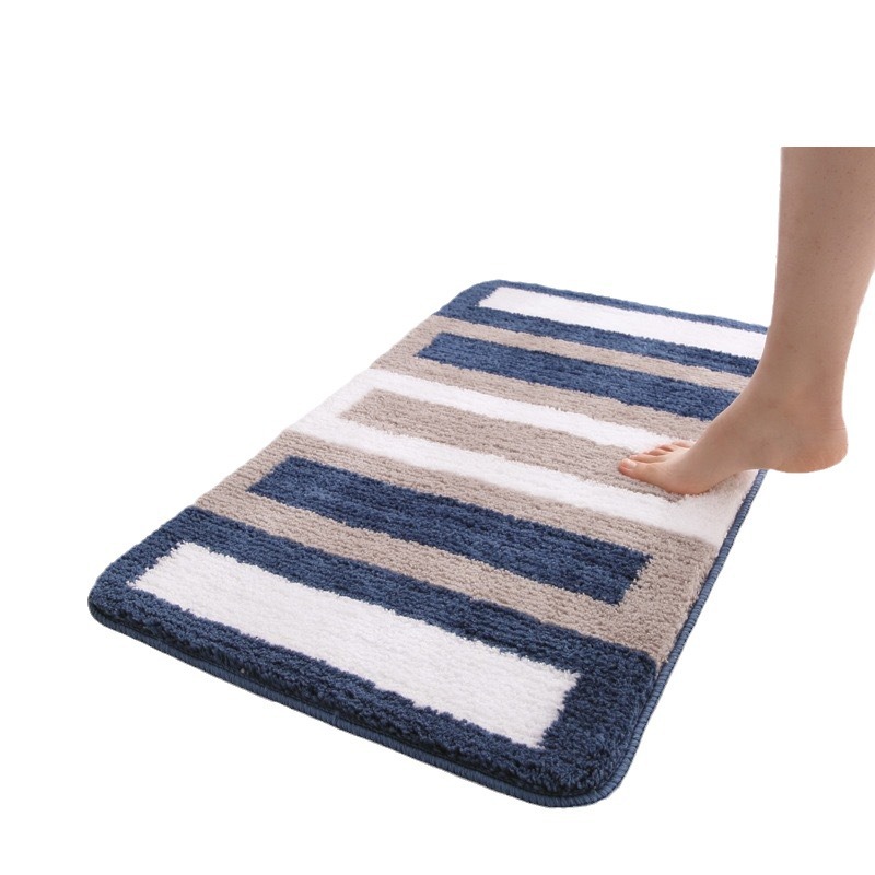 Factory Direct Sales Foreign Trade Wholesale Cross-Border Home Ground Mat Door Mat Absorbent Bathroom Thickening Bathroom Anti-Slip Mats