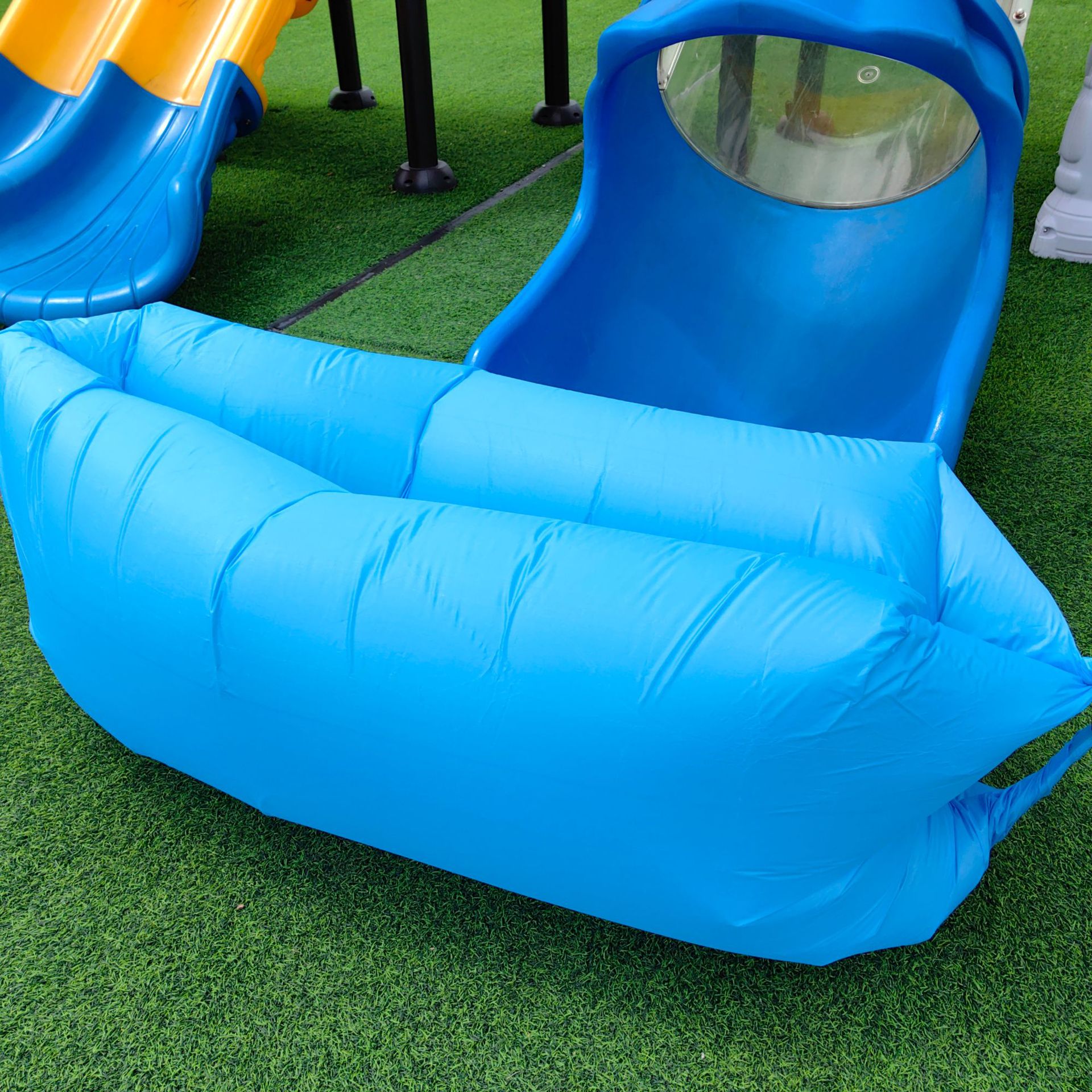 Inflatable Sofa Lazy Sofa Outdoor Inflatable Mattress Air Sofa Portable Storage Picnic Camping Carrying Air Cushion