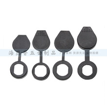 MS705/816圆柱锁塑料防雨防水盖 工具箱锁黑色PE塑料密封防尘锁盖