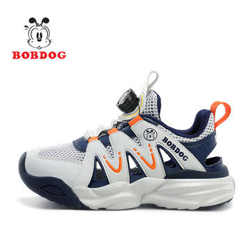 巴布豆童鞋夏季新款透气镂空男童框子鞋中大童防滑耐磨儿童运动鞋