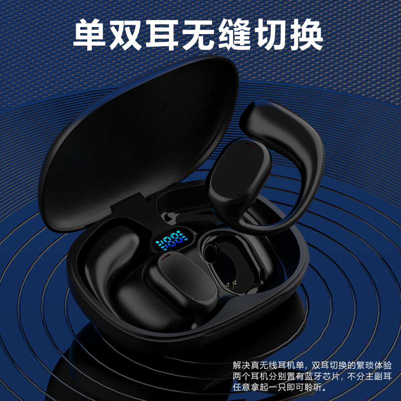 New Private Model Js280 Wireless Clip-on Bluetooth Headset Tws5.3 Cross-Border Open S3 Bone Conduction Headset
