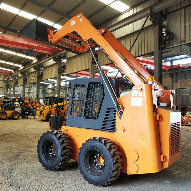 滑移装载机小型 农用建筑工程用滑移式装载车 带路面清扫属具