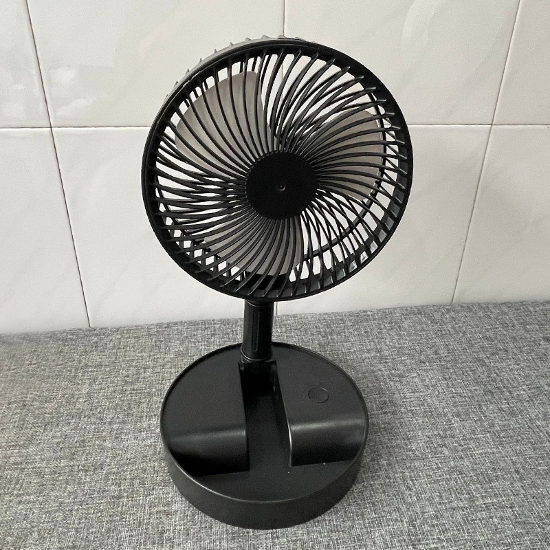 small fan Desktop Usb Charging Small Electric Fan Dormitory Silent and Portable Mini Fan Desktop Folding Telescopic Fan