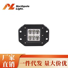 Northpole Light 四寸方形嵌入式18W车灯聚光A柱辅助灯越野车改装