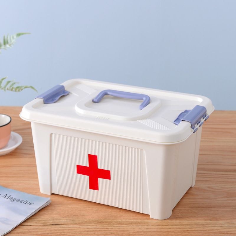 药箱家庭装药品多层收纳盒小医药箱家用大容量医疗大号急救箱现货