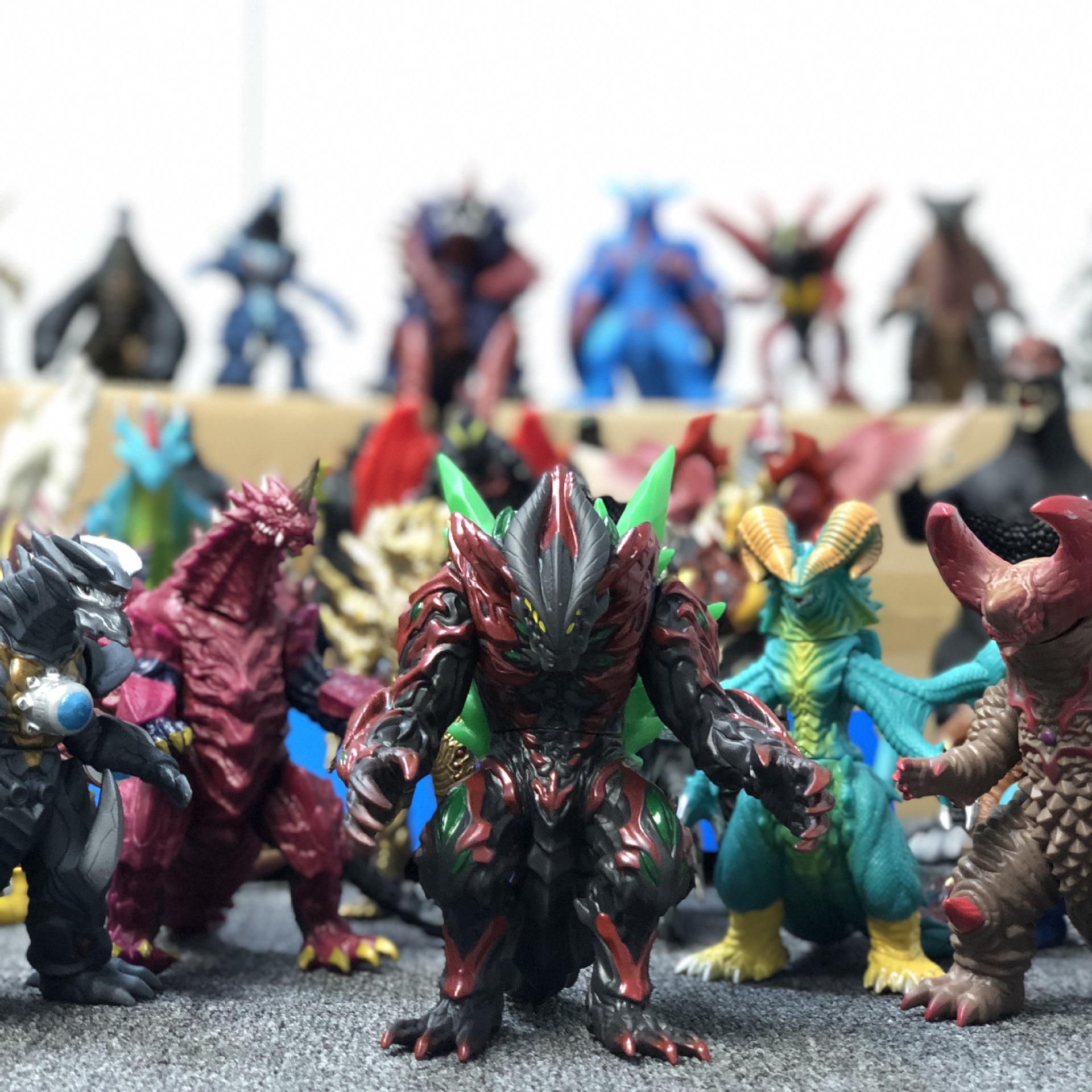 软胶大怪兽奥特曼终极贝利亚融合兽哥斯拉玛伽大蛇奇美拉玩具模型