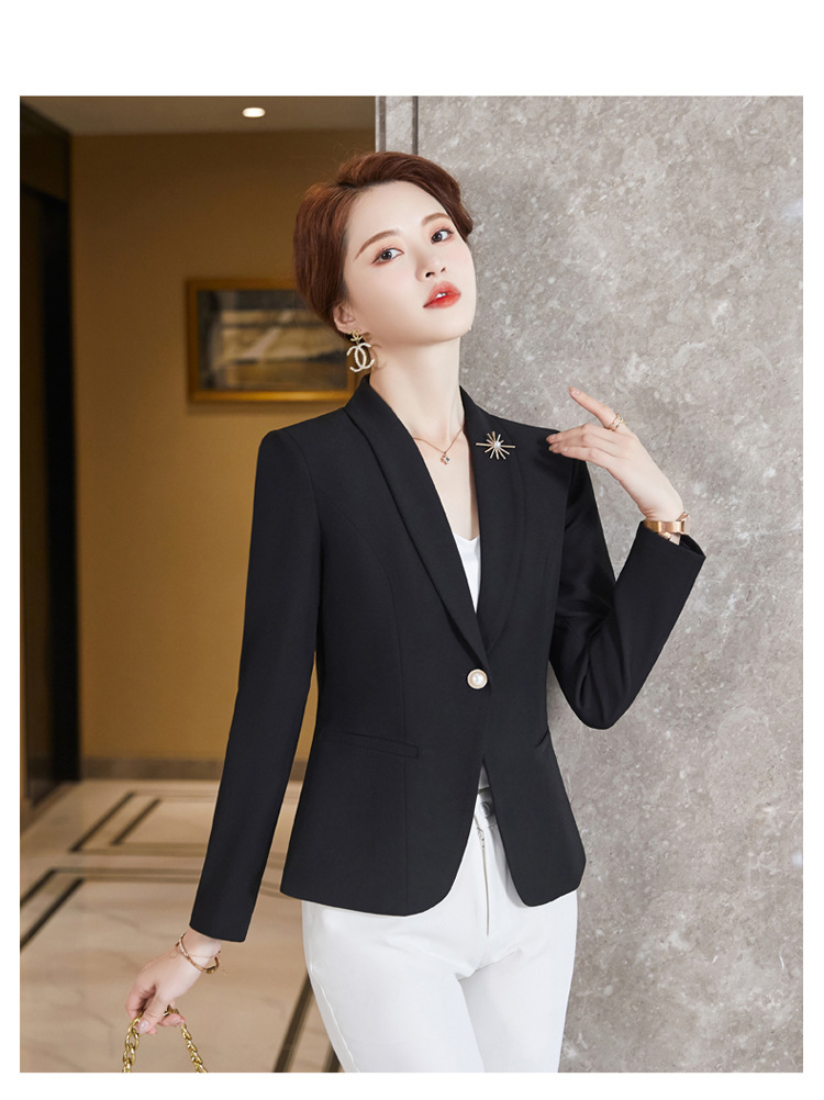 小个子西装外套女2021年春秋新款感百搭职业装短款女士小西服批发
