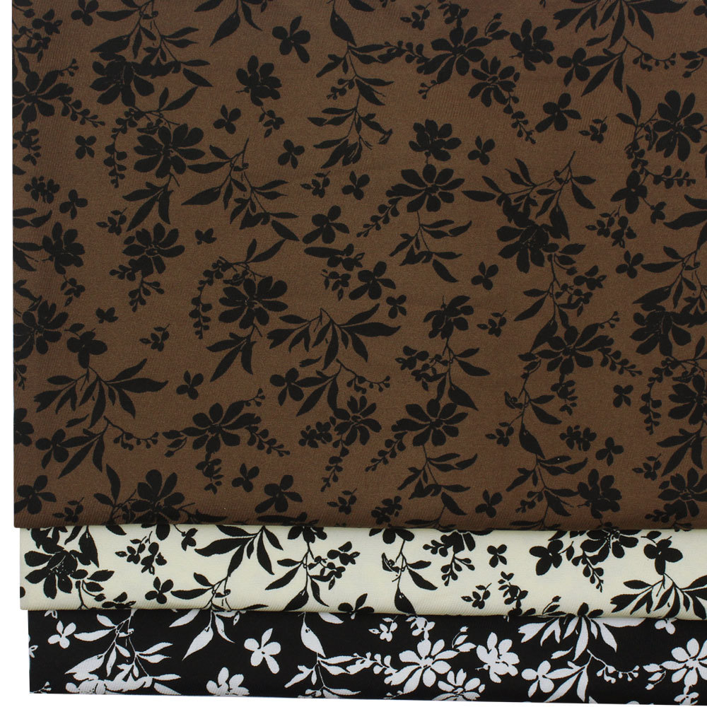 秋冬斜纹磨毛印花 新款碎花印花布 日韩女装外套半身裙背带裙面料