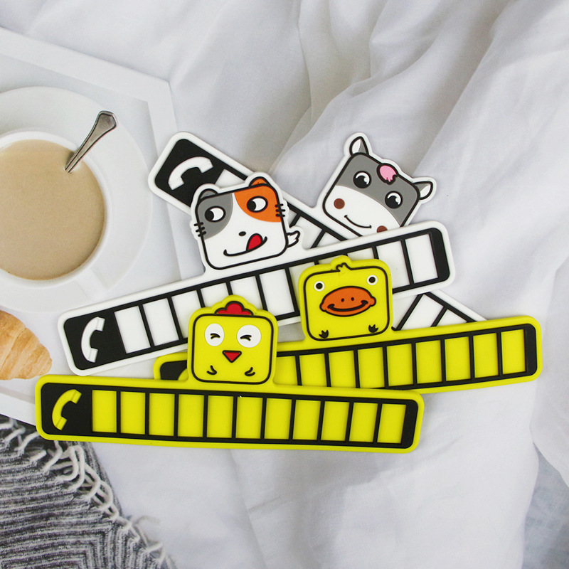 定制汽车可爱卡通动物临时停车牌车载移动电话号码牌创意挪车