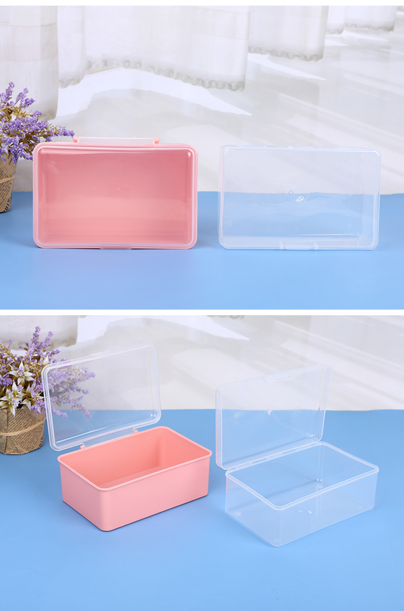 厂家直销化妆棉胶盒pp胶盒卸妆棉盒多功能收纳盒透明塑料包装盒