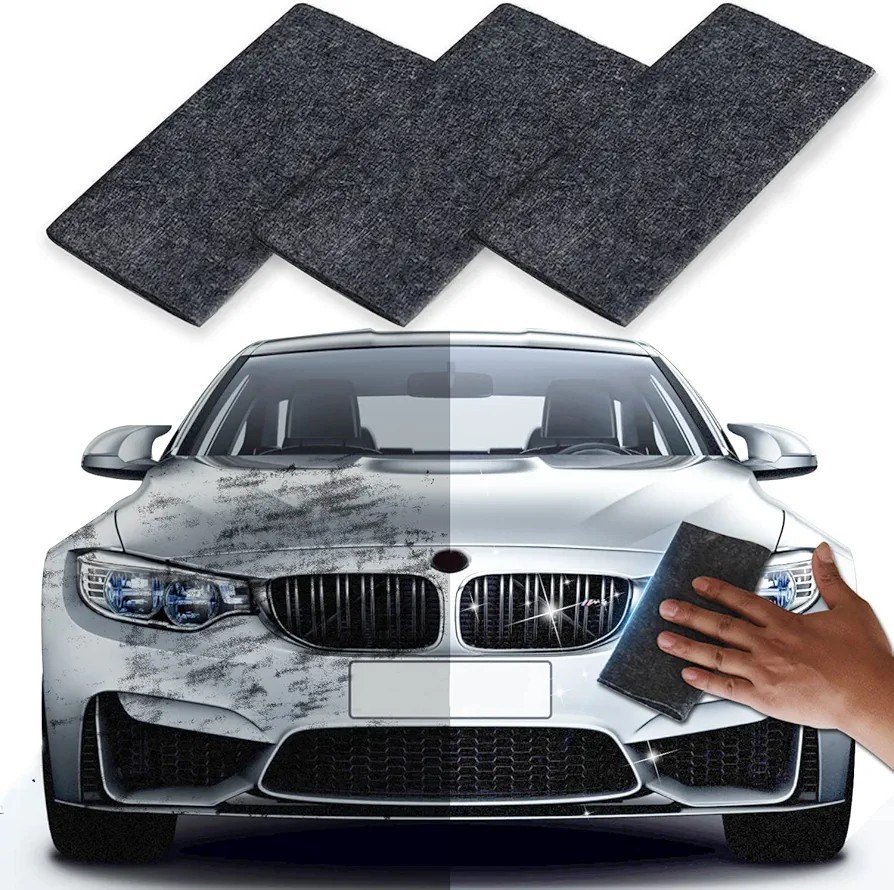 跨境亚马逊汽车划痕纳米魔术布 修复汽车表面船舶外漆划痕擦车布