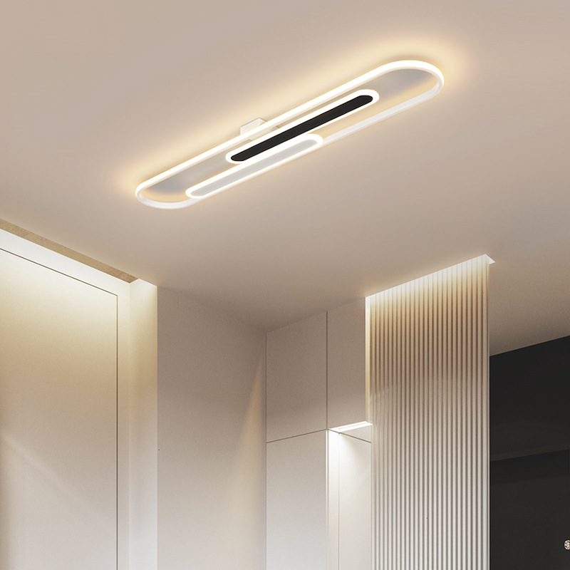 北欧阳台长条灯 现代简约走廊过道灯线条灯家用壁灯 玄关吸顶灯具