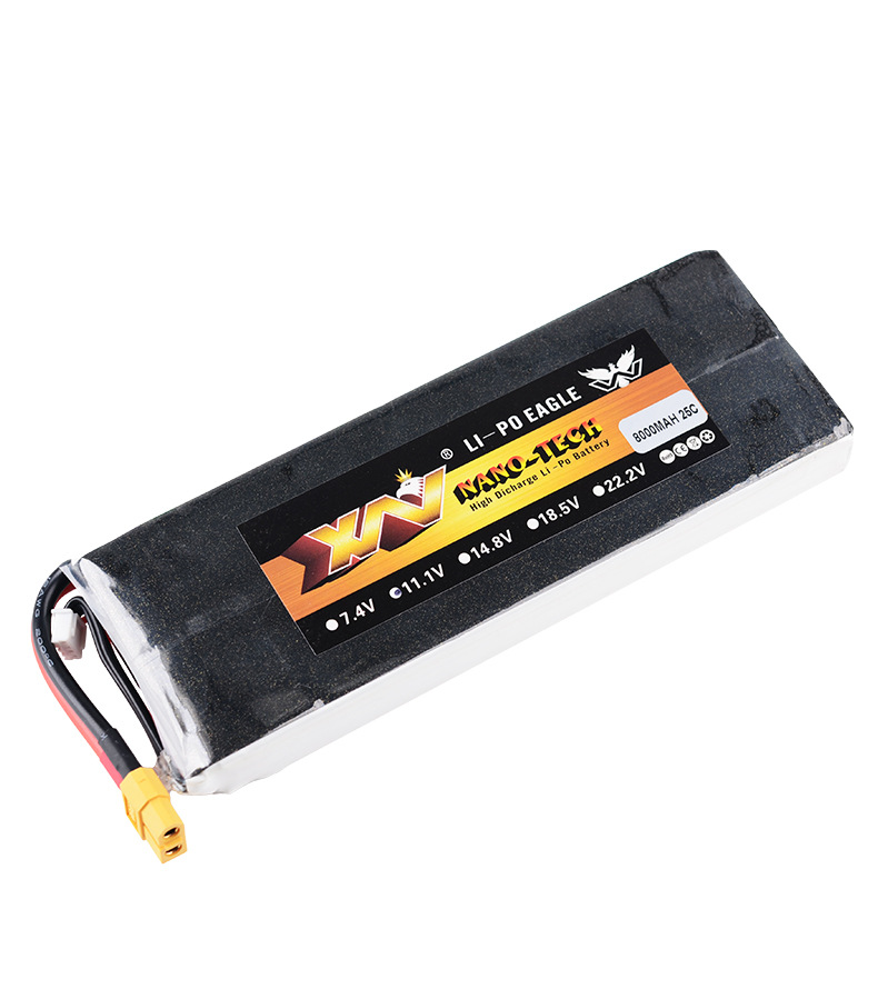 鹰王a品电池8000mah 11.1v 3s 25c无人机遥控车高倍率航模锂电池