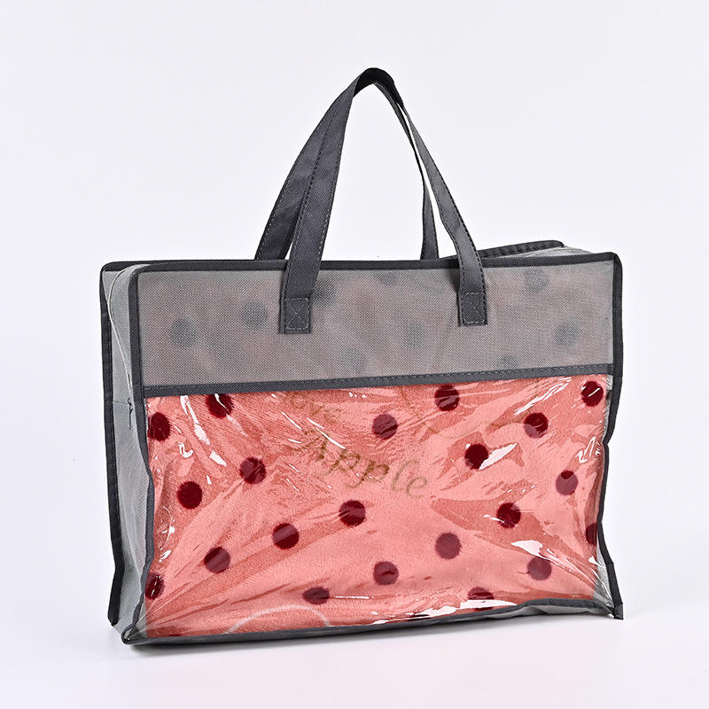 批发无纺布袋子拉链购物袋平口内衣服装包包防尘包装袋可定 制