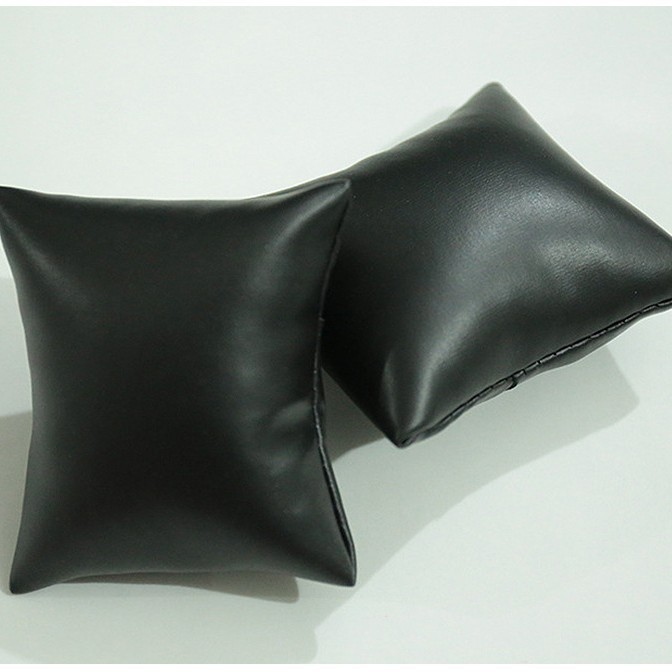 现货直销 直销PU皮 绒布手表盒 手表小枕头 枕芯 丝绵枕包 手链枕