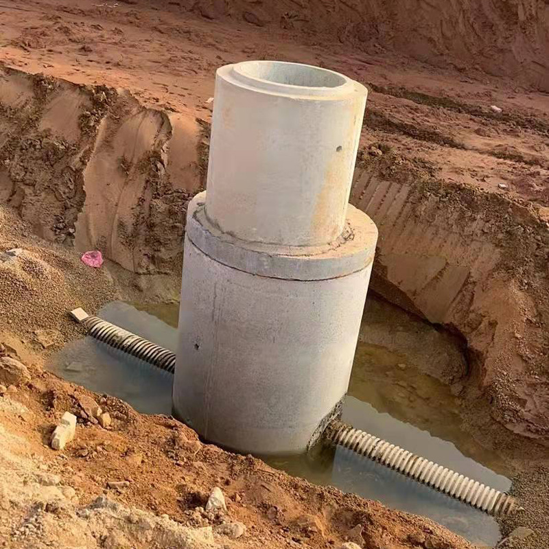 百色市圆形混凝土沉泥井 市政污水成品井 预制井筒调节块厂家直供